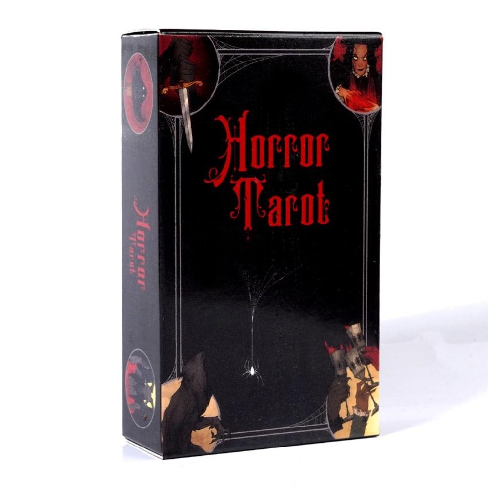 10.3*6cm Horror Tarot Deck Car - огляд і ціна Tarot Cards Deck With Guidebook