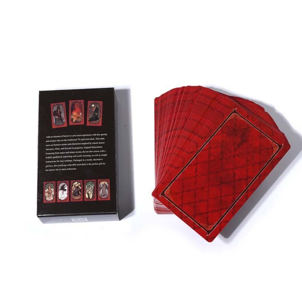 10.3*6cm Horror Tarot Deck Car - огляд і ціна Tarot Cards Deck With Guidebook