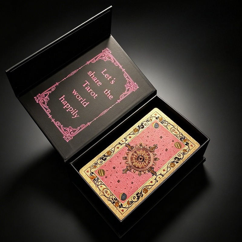 Pink & Rose Gold Classic Tarot - огляд і ціна Tarot Cards Deck With Guidebook